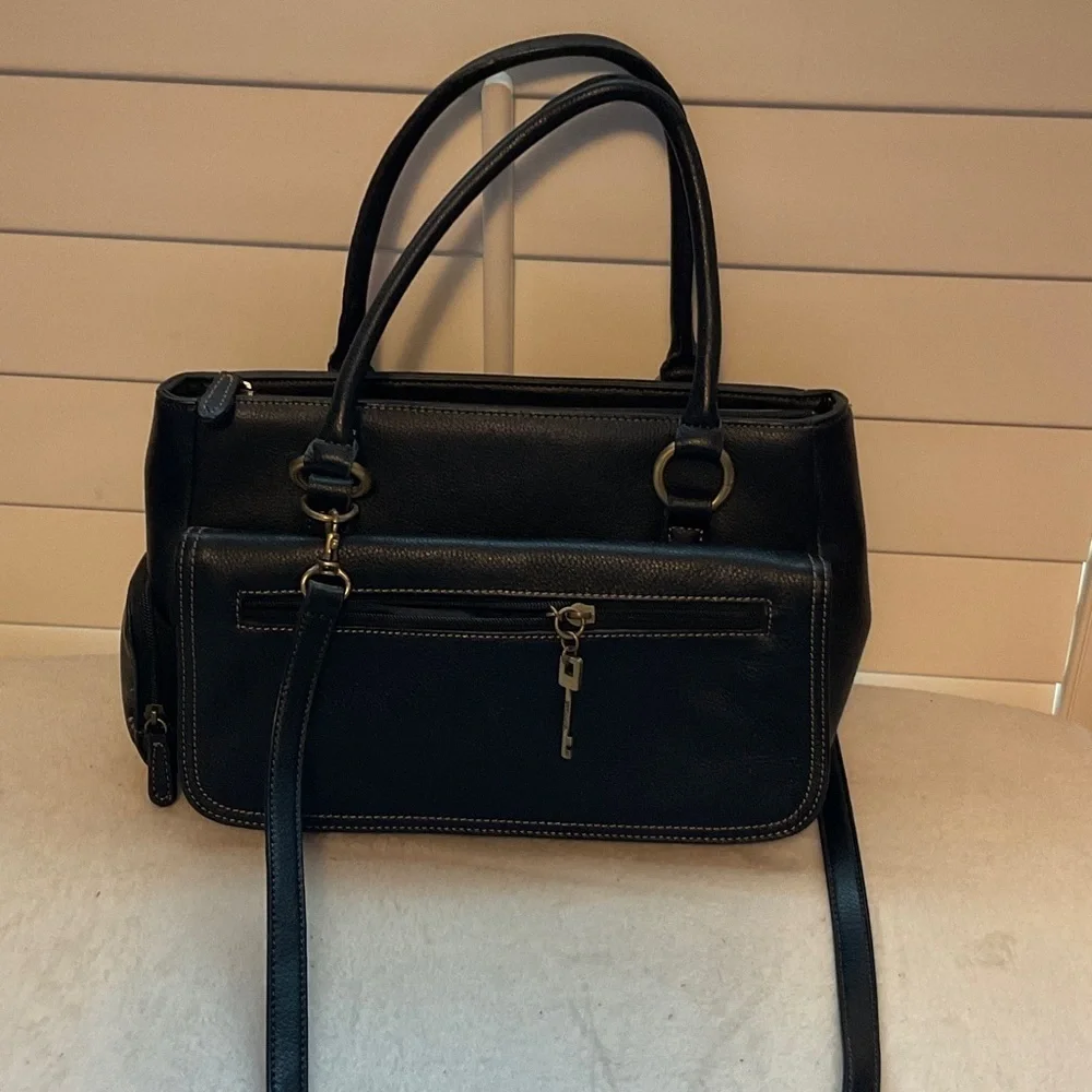 Aurielle Black Satchel Bag